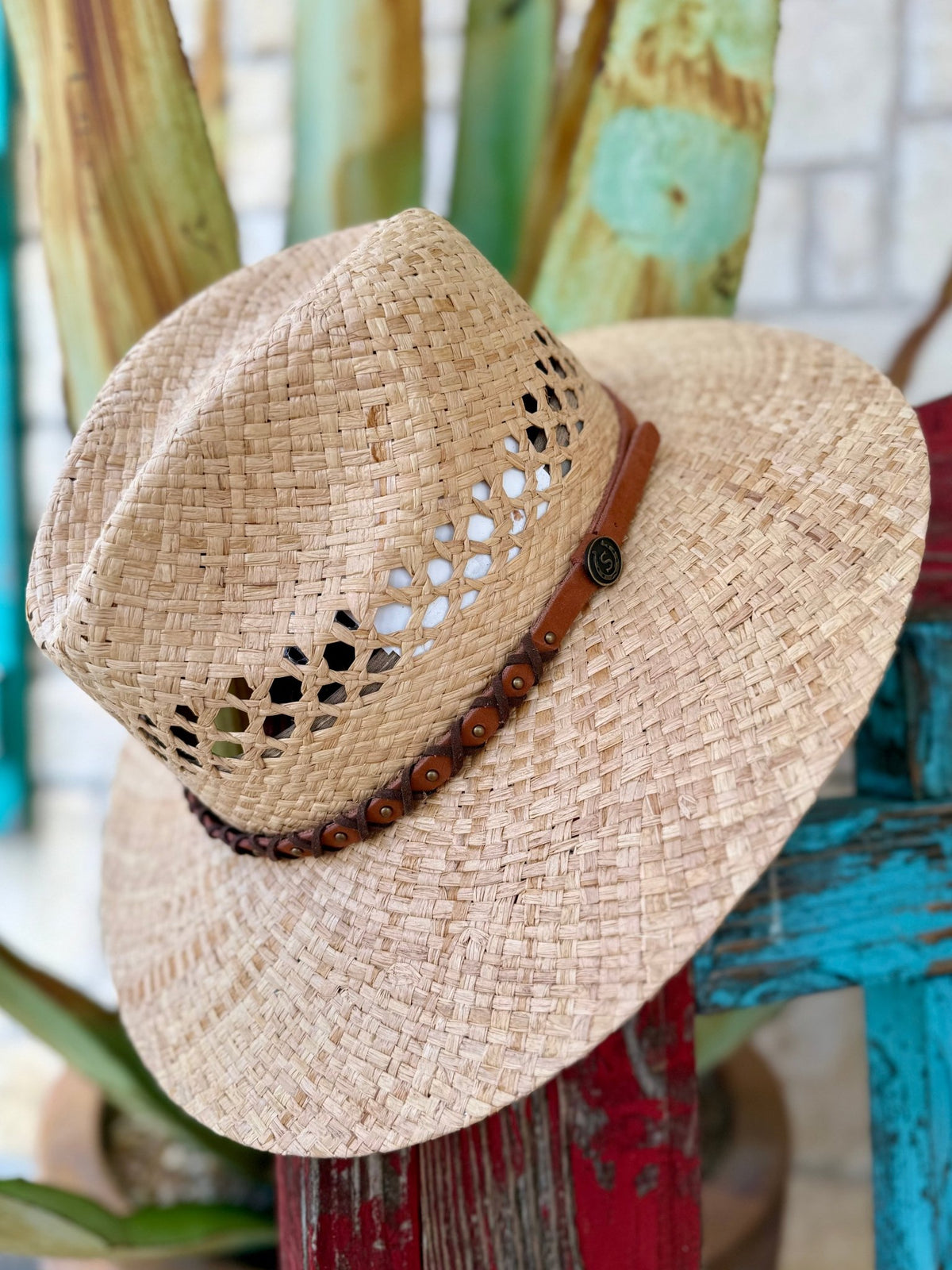 Airway Golf Danbury Vented Straw Hat