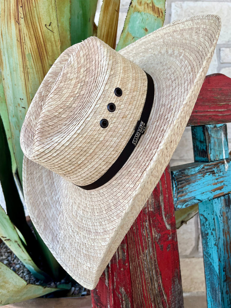 Alamo Beige Palm Straw Hat D05450 Blair's Western Wear