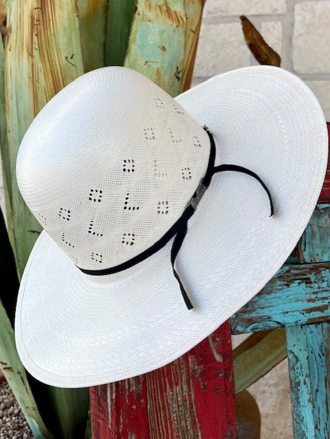 American Open Crown Cowboy Straw Hat - TC8900 - Blair's Western Wear Marble Falls, TX 