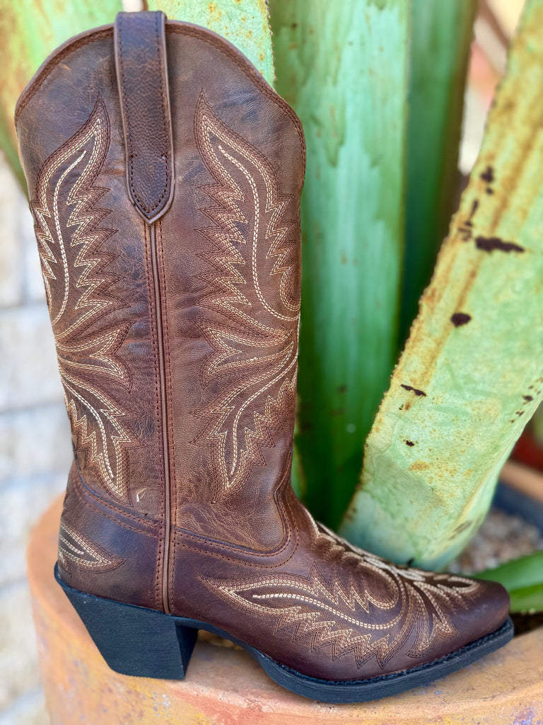 Collins Embroidered Western Boot