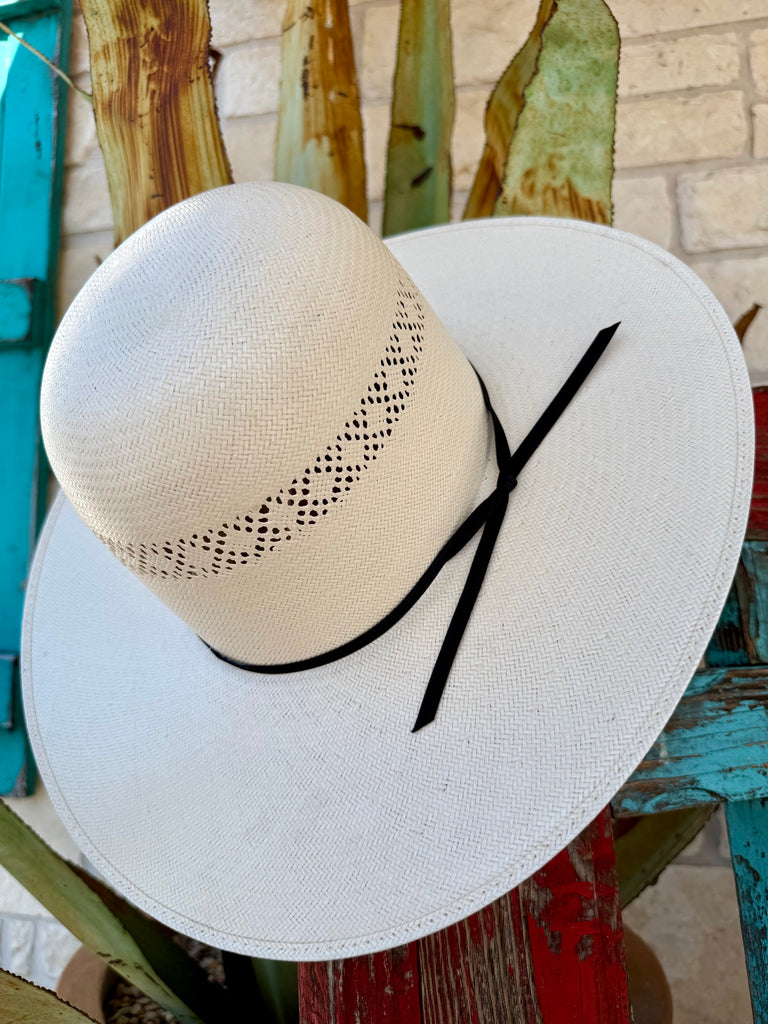 Drifter Open Crown 4.5 Vented Shantung Straw Hat