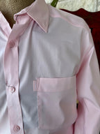 Men's Ariat Solid Light Pink Long Sleeve Western Shirt