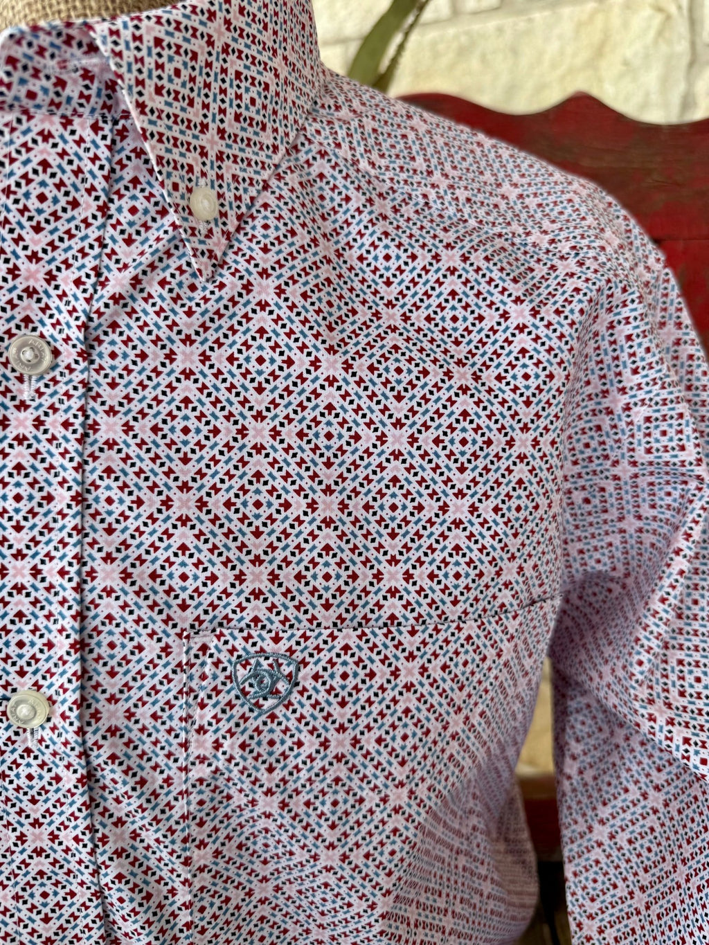 Men's Ariat Long Sleeve Western Shirt