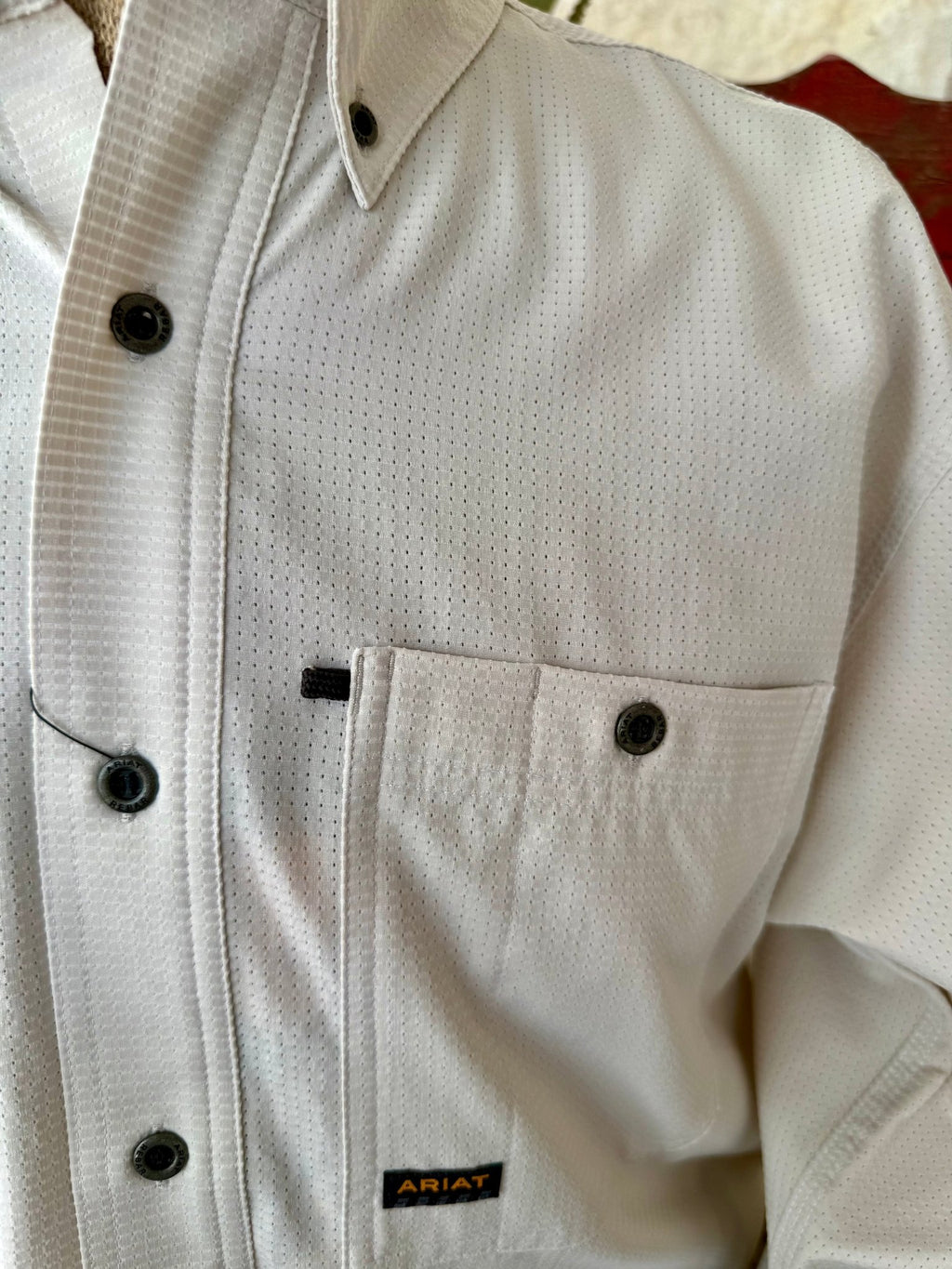 Men's Ariat Solid Stone Long Sleeve Shirt