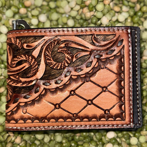 Men's Money Clip Bifold Wallet - D250002908