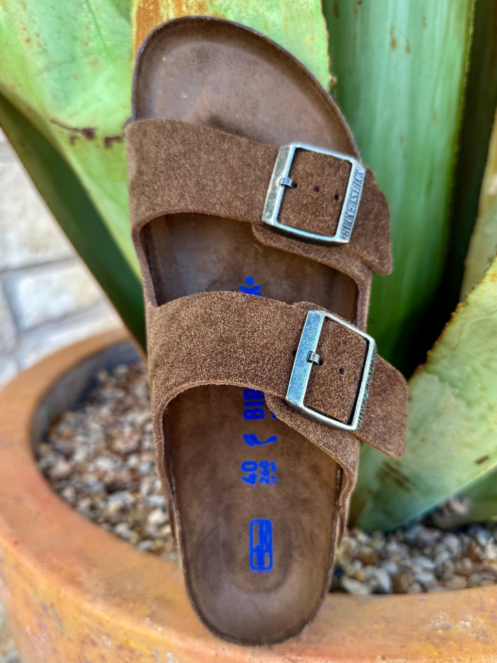 Birkenstock Women's Arizona Carafe Soft Nubuck Sandal