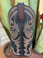 Men's Full-Grain Leather Square Toe Western Boot