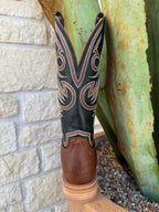 Men's Full-Grain Leather Square Toe Western Boot