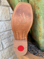 Men's Full-Grain Leather Square Toe Western Boot