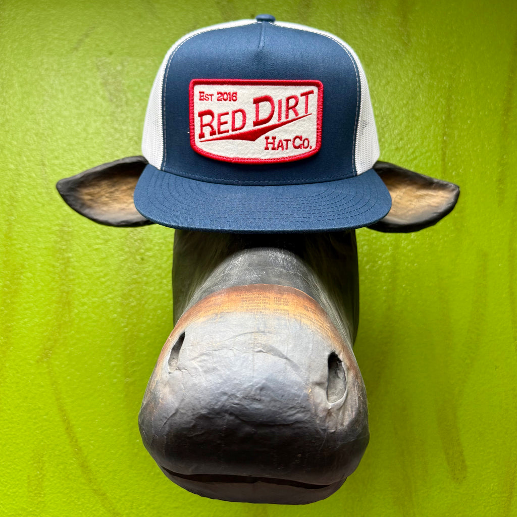 Men's Red Dirt Logo Mesh Trucker Cap