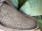 Men's Twisted X Grey Woven Tie Moc Shoe
