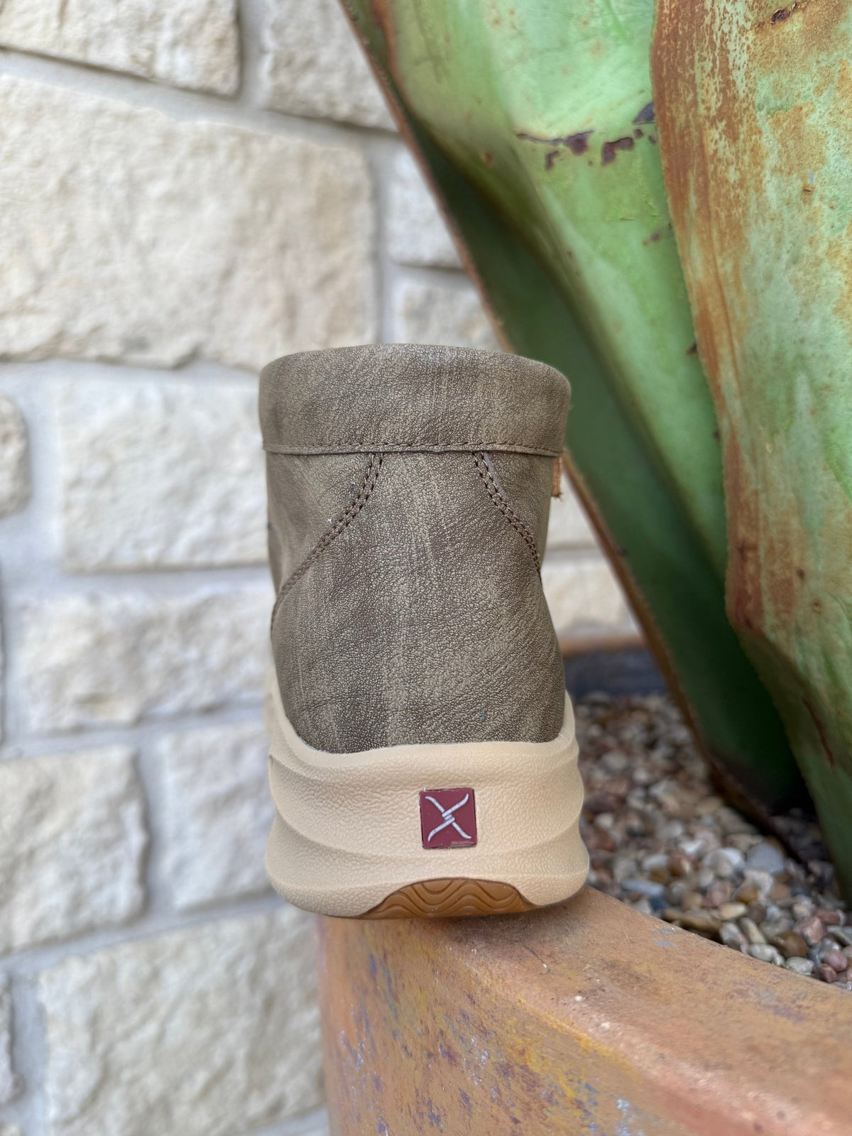 Men's Twisted X Grey Woven Tie Moc Shoe