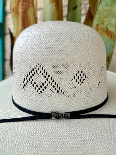 30X Shantung Open Crown Straw Hat