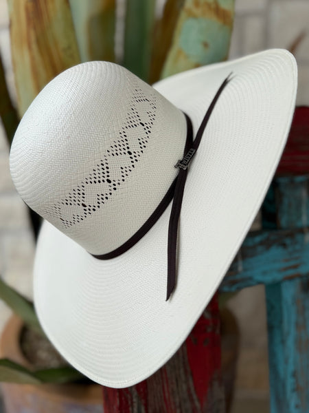30X Open Crown Straw Cowboy Hat
