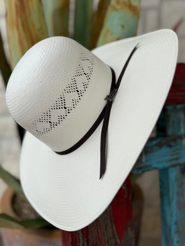 30X Open Crown Straw Cowboy Hat