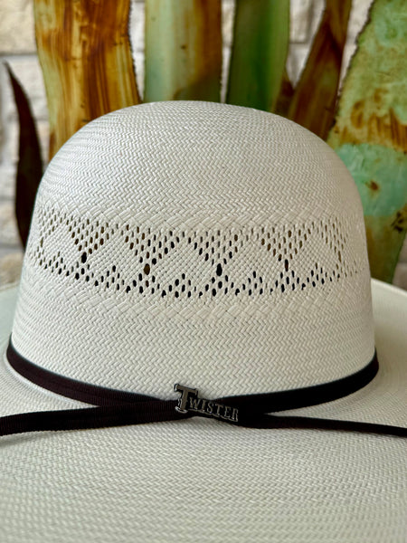 30X Open Crown Straw Cowboy Hat
