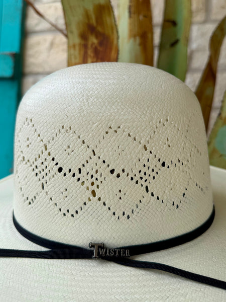 10X Open Crown Straw Cowboy Hat