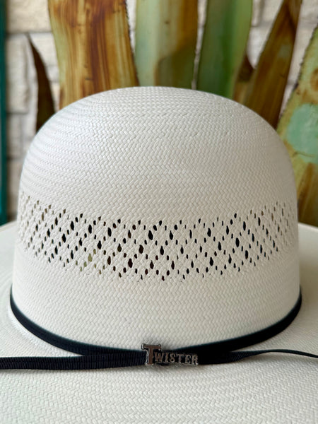 30X Open Crown Straw Hat