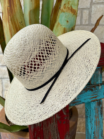 10X Open Crown Jute Straw Hat