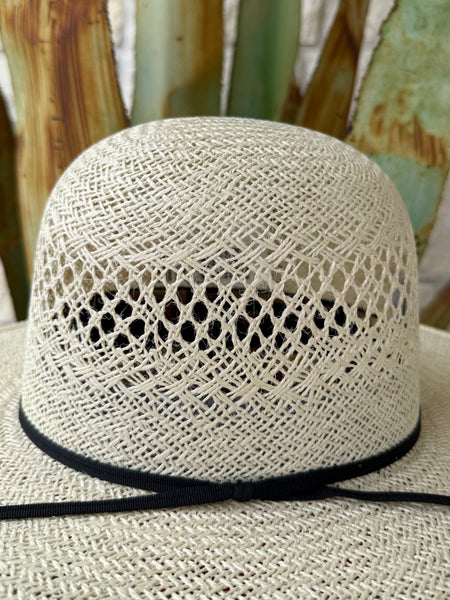 10X Open Crown Jute Straw Hat