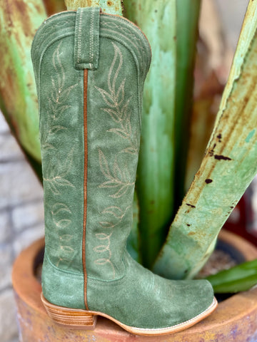 Women's Snip Toe Suede Western Boot