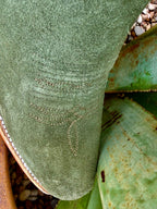 Women's Snip Toe Suede Western Boot