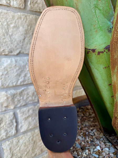 Men's Square Toe Goat Western Boot