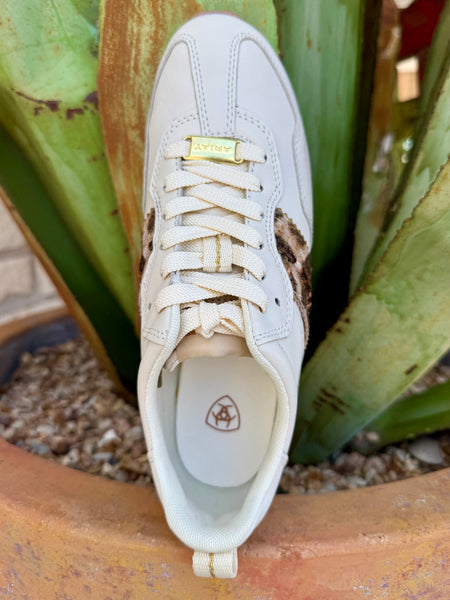 Women's Ranch Runner Leopard Hair-On-Hide Sneaker