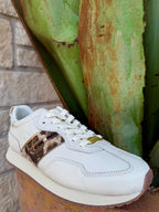 Women's Ranch Runner Leopard Hair-On-Hide Sneaker