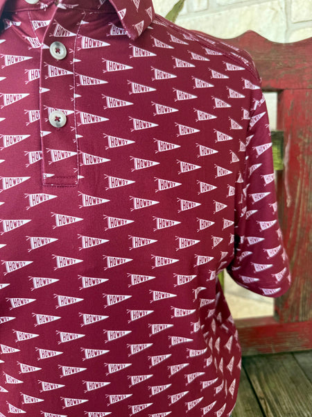 Men's Short Sleeve Howdy Pennant Pullover