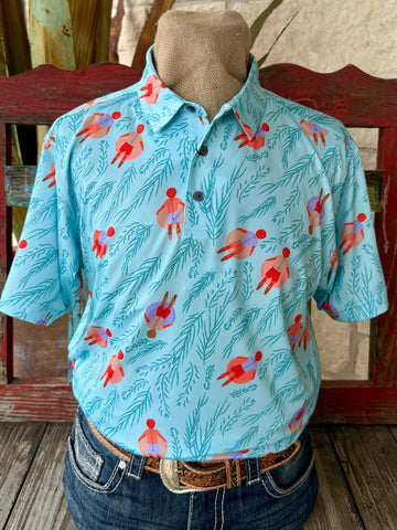 Men's River Float Short Sleeve Polo