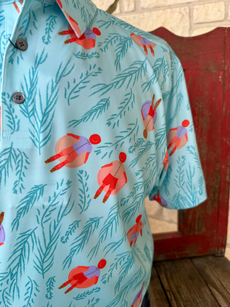 Men's River Float Short Sleeve Polo