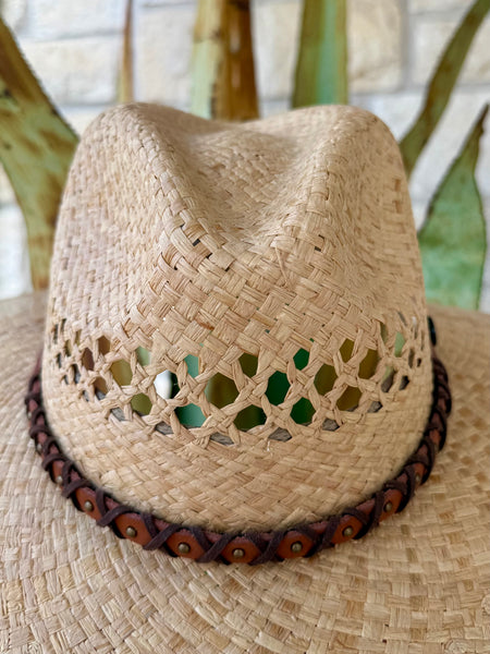 Airway Golf Danbury Vented Straw Hat