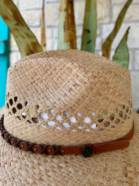 Airway Golf Danbury Vented Straw Hat