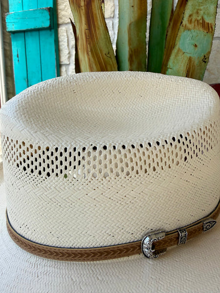 Arapaho 4.25 Airway Vented Shantung Straw Hat