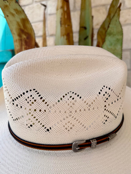 Baxter 4.25 Cattleman Vented Shantung Straw Hat