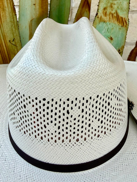Natural Cattleman Airway 30X Vented Straw Hat