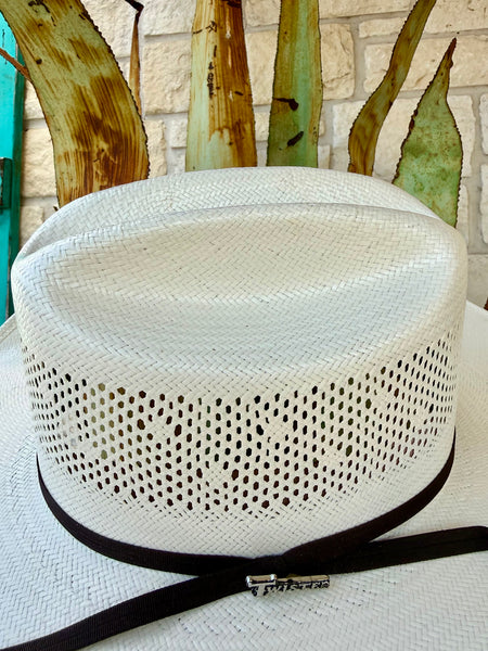Natural Cattleman Airway 30X Vented Straw Hat