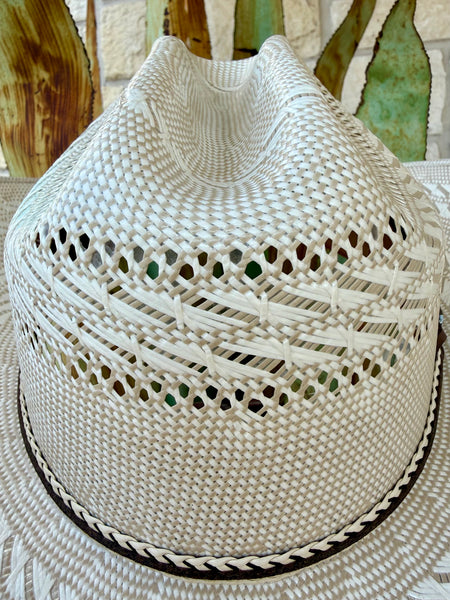 Justin Garrett Airway 4.5 Two-Tone Vented Straw Hat