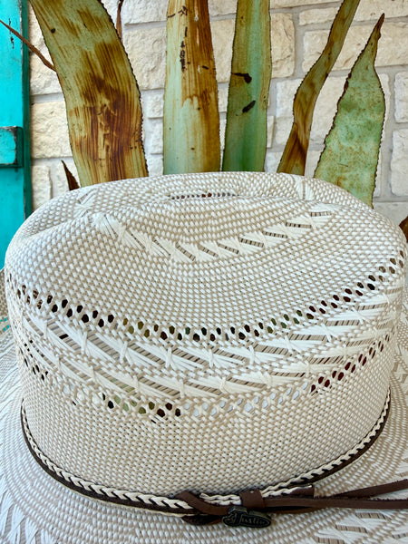 Justin Garrett Airway 4.5 Two-Tone Vented Straw Hat