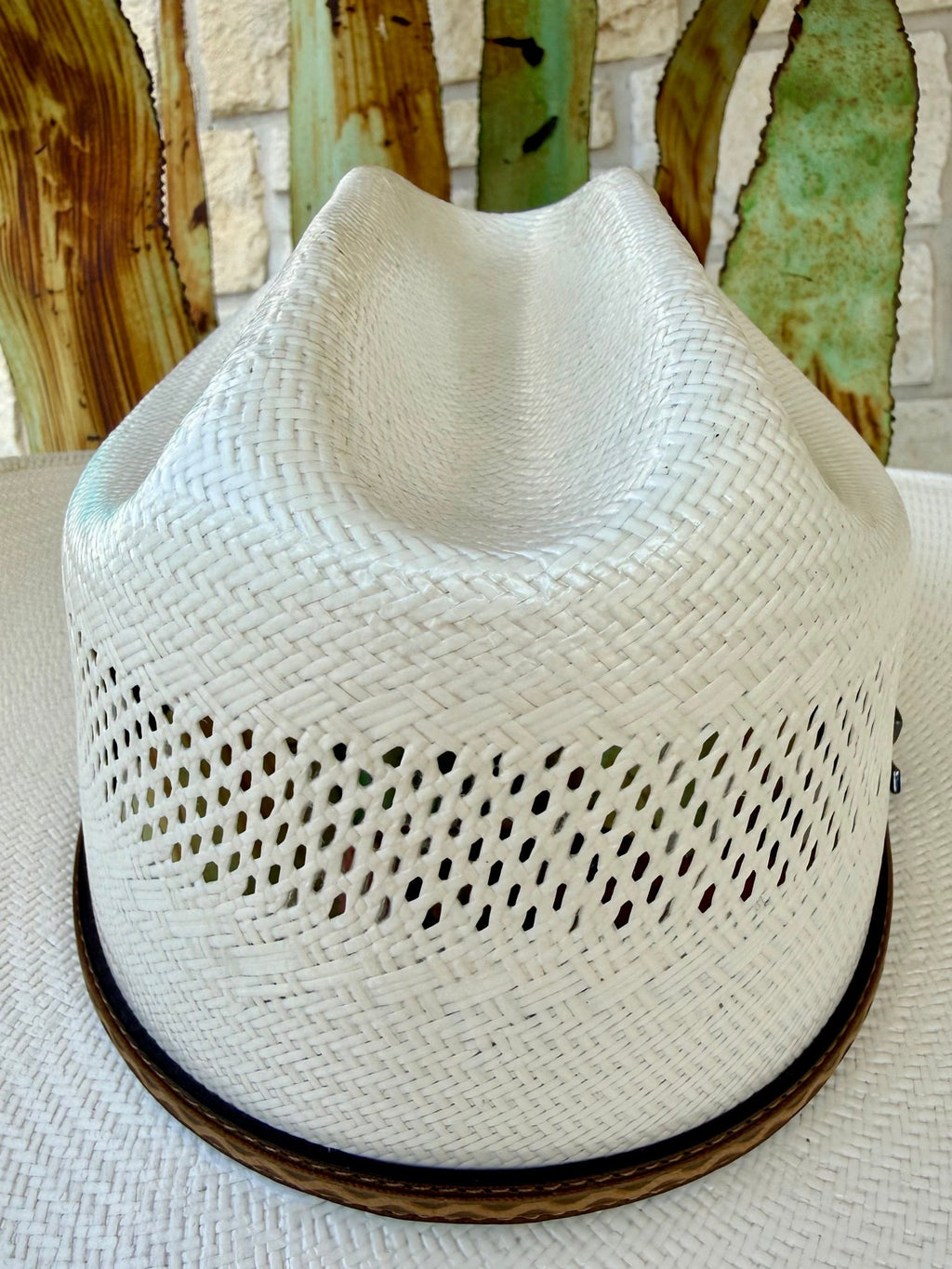 20X Cattleman 4.25 Airway Vented Straw Hat