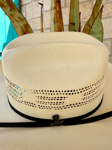 Bangora 4.25 Cattleman Airway Vented Straw Hat