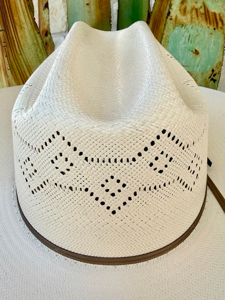 Brockbank Cattleman 4.25 Vented Shantung Straw Hat