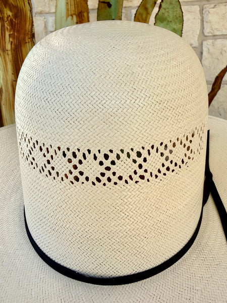 Drifter Open Crown 4.5 Vented Shantung Straw Hat