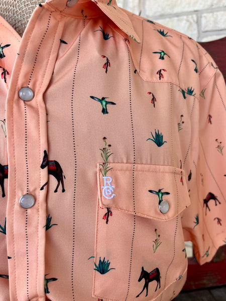 Men's Raised By Coyote Short Sleeve - BURRO TRAIL