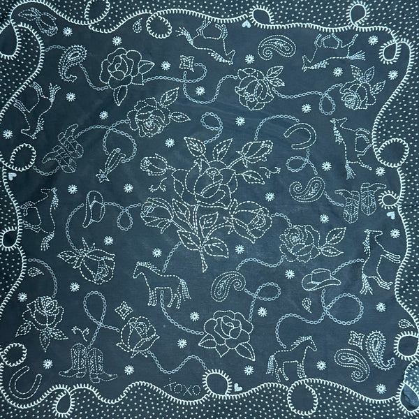 Wild Rag - BW CHAINSTITCH