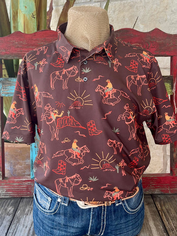 Men's Raised By Coyote - RED ROCK RIDER