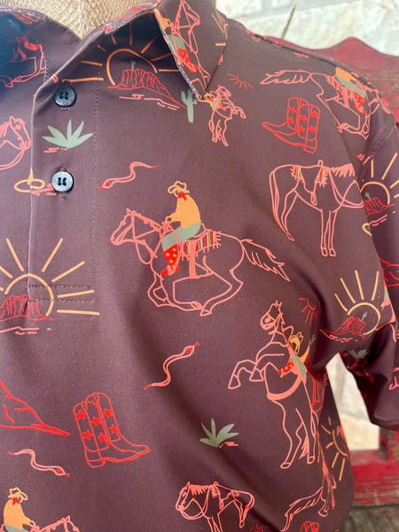 Men's Raised By Coyote - RED ROCK RIDER