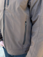 Men's Brown Bonded Concealed Carry Jacket