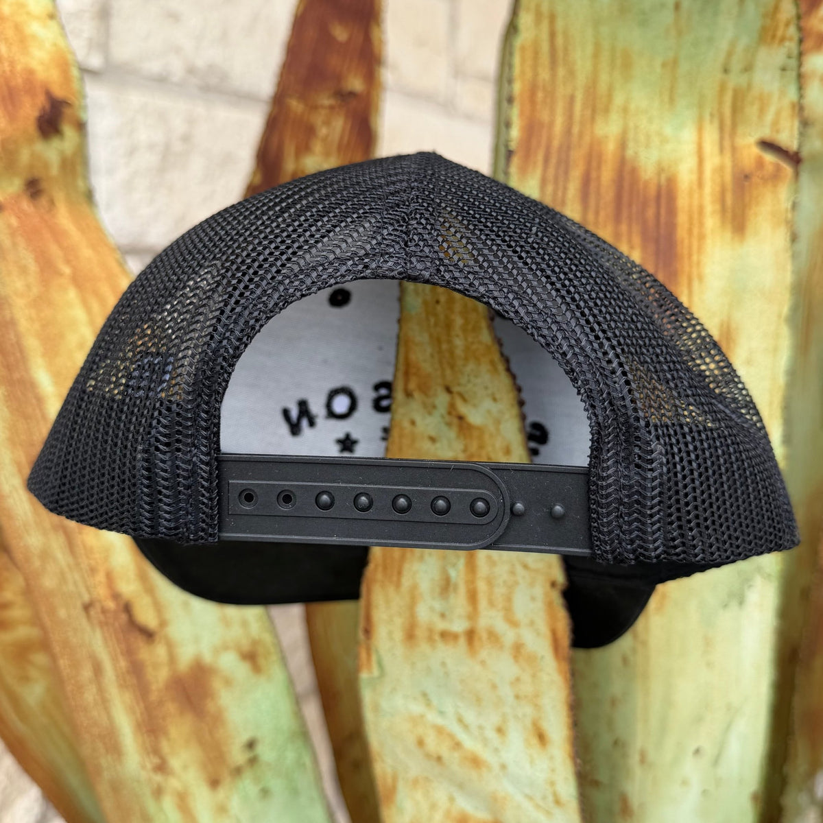 Men's Stetson Black Embroidered Logo Cap